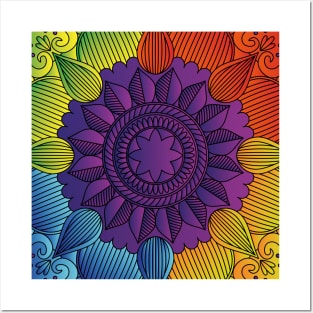 Mandala Spring Summer Autumn Winter Posters and Art